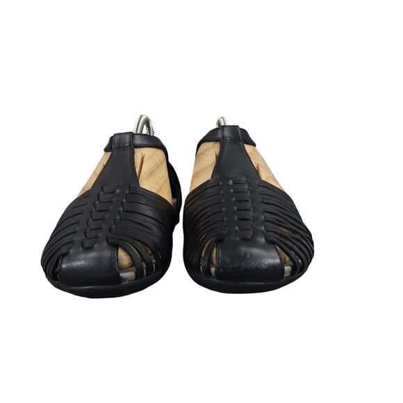 Baretraps Shoes Womens 6 Sandals Casual Fashion Closed Toe Abbie Huarache Black - Picture 3 of 12